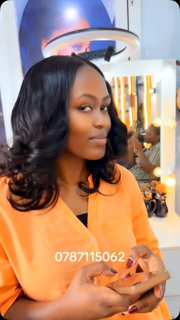 Soft curls in the salon